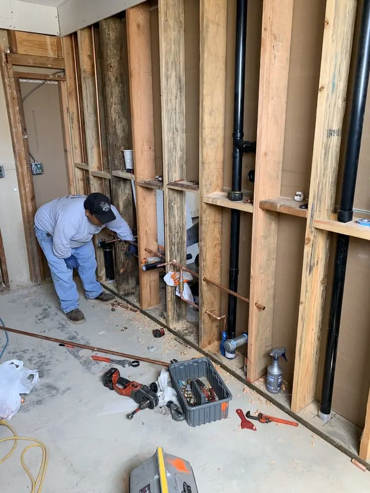 Commercial rough-in plumbing for Commercial Plumbing in Polkville